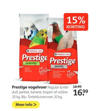 Boerenbond Prestige vogelvoer aanbieding