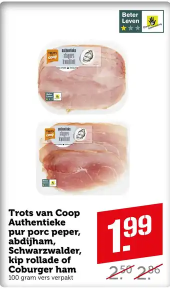 Coop Diverse vlees aanbieding