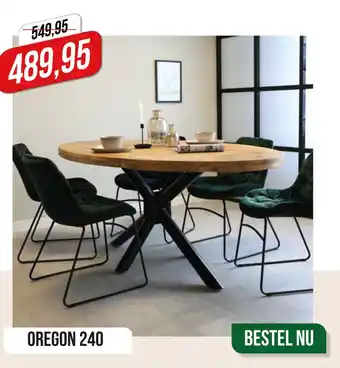 Dimehouse Tafel Oregon 240 aanbieding