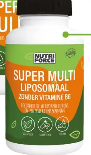 Gezond & Wel SUPER LIPOSOMALE MULTI aanbieding