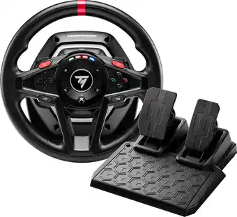 Bol.com Thrustmaster t128 force feedback - racestuur met pedalen - xbox series x|s - xbox one - pc aanbieding