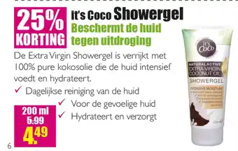 Gezond & Wel it's Coco Showergel aanbieding