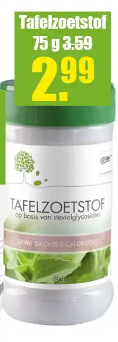 Gezond & Wel Tafelzoetstof aanbieding