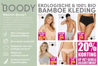 Gezond & Wel Bamboe Kleding aanbieding