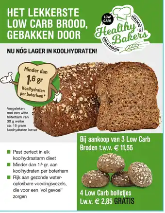 Gezond & Wel Het lekkerste low carb brood, gebakken door aanbieding