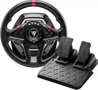 Bol.com Thrustmaster t128 force feedback - racestuur met pedalen - playstation 5 - playstation 4 - pc aanbieding