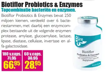 Gezond & Wel Biotiflor Probiotics & Enzymes aanbieding