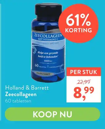 Holland & Barrett Holland & Barrett Zeecollageen aanbieding