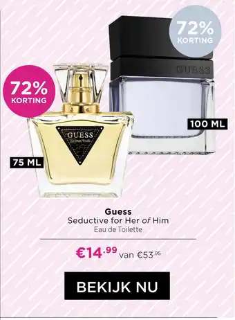 ICI Paris XL Guess Seductive for Her of Him Eau de Toilette aanbieding