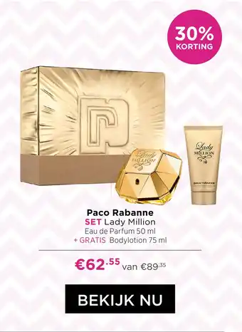 ICI Paris XL Paco Rabanne SET Lady Million aanbieding