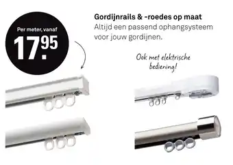 Karwei Gordijnrails & -roedes op maat aanbieding