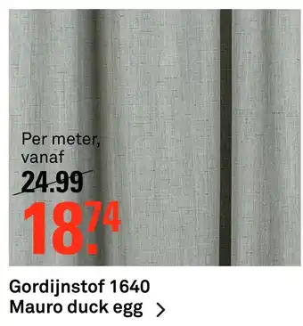 Karwei Gordijnstof 1640 Mauro duck egg > aanbieding