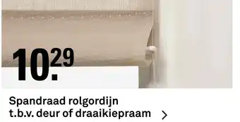 Karwei Spandraad rolgordijn t.b.v. deur of draaikiepraam aanbieding