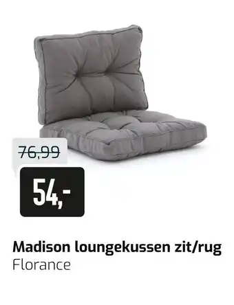 Kees Smit Madison loungekussen zit/rug Florance aanbieding