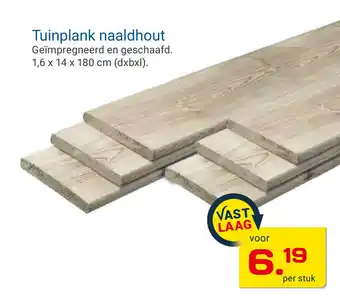 Kluswijs Tuinplank naaldhout aanbieding