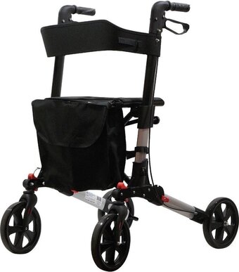 Bol.com Aidapt rollator opvouwbaar - aluminum 8.8kg aanbieding