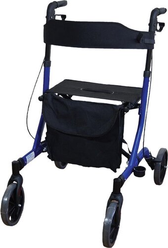 Bol.com Aidapt rollator lichtgewicht - blauw aanbieding