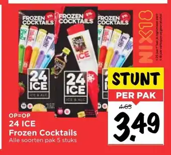 Vomar Voordeelmarkt 24 ICE Frozen coctails 5st aanbieding