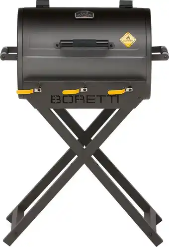 Bol.com Boretti addizio gasbarbecue - 3 branders - grilloppervlak 41 x 59 cm - antraciet aanbieding