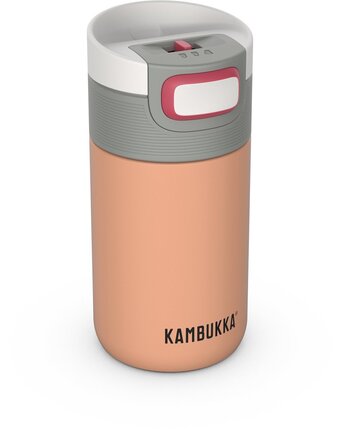 Bol.com Kambukka etna thermosbeker 300 ml - makkelijk reinigen - lekvrije koffiebeker - cantaloupe aanbieding