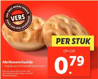 Lidl Abrikozenvlaaitje aanbieding