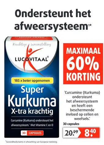 Lucovitaal Super Kurkuma X-tra krachtig aanbieding