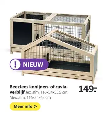 Pets Place Beeztees konijnen- of caviaverblijf aanbieding