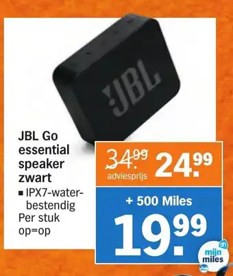 Albert Heijn JBL Go essential speaker zwart aanbieding