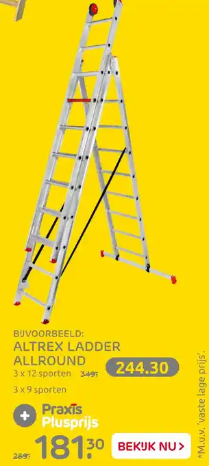 Praxis ALTREX LADDER ALLROUND aanbieding