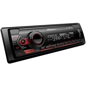 Conrad Pioneer mvh-s420dab autoradio enkel din dab+ tuner, bluetooth handsfree, appradio aanbieding