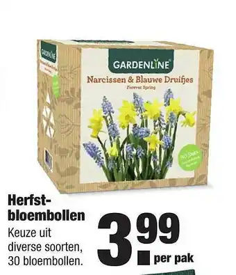 ALDI Herfstbloembollen aanbieding