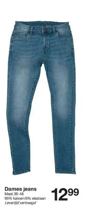 Zeeman Dames jeans aanbieding