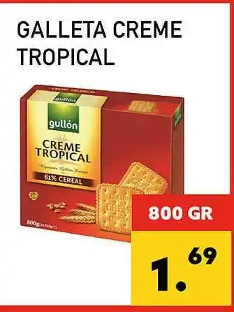 Tanger Markt Galleta creme tropical 800 gram aanbieding