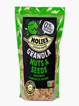 Flink Holie granola nuts & seeds 350 gram aanbieding