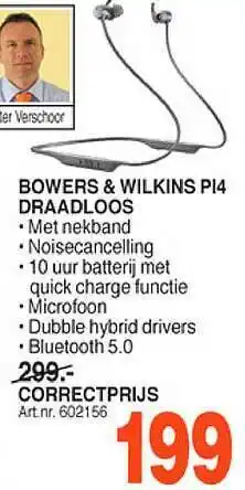 Correct Bowers & wilkins pi4 draadloos aanbieding