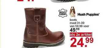 Scapino Hush puppies boots aanbieding