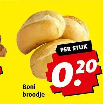 Boni Boni broodje aanbieding