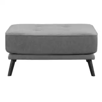 Leen Bakker Hocker charly - grijs - 44x73x90 cm - leen bakker aanbieding