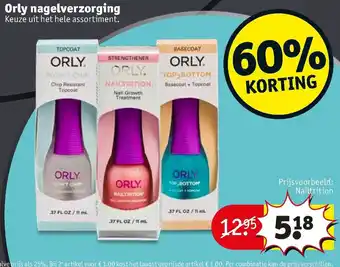 Kruidvat Orly nagelverzorging aanbieding