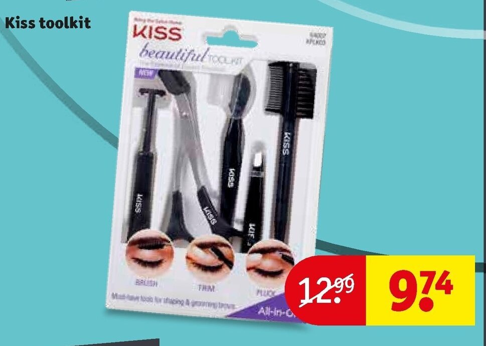 Kiss toolkit aanbieding bij Kruidvat