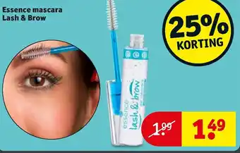 Kruidvat Essence mascara Lash & Brow aanbieding