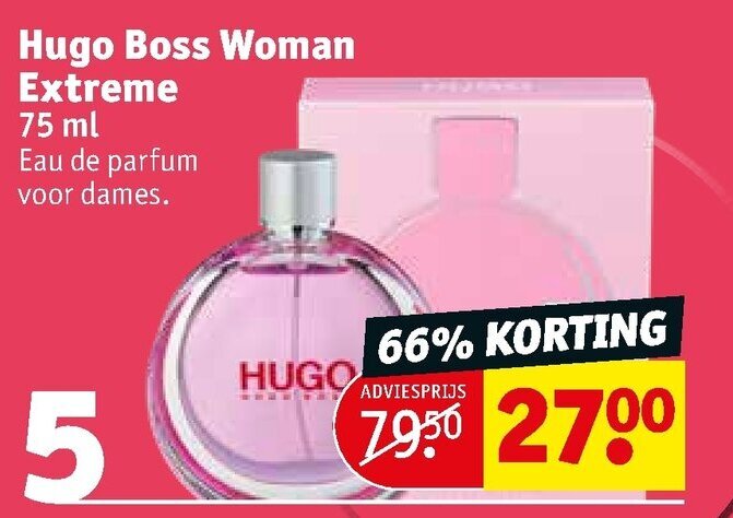 Hugo Boss Woman Extreme 75ml aanbieding bij Kruidvat