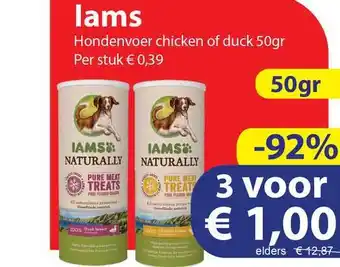 Die Grenze Iams 50gr aanbieding