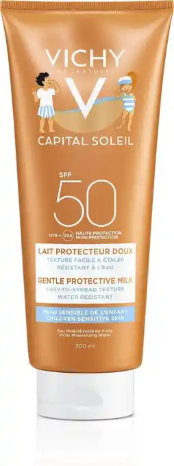 Bol.com Vichy capital soleil kids spf50 zonnemelk 300ml aanbieding