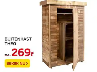 Praxis Tuincentrum Buitenkast Theo aanbieding