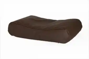 Bol.com Comfort kussen hondenkussen deluxe leatherlook 100 x 75 cm - bruin aanbieding