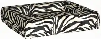 Bol.com Hondenmand bonfire zebra zwart/wit 120x100 cm aanbieding