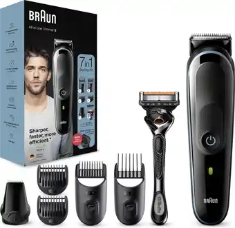 Bol.com Braun multigroomer 5 mgk5355 - 7in1 trimmer voor mannen - 5 opzetstukken aanbieding