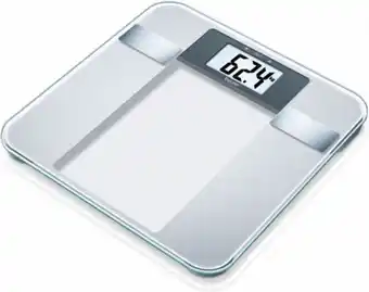 Bol.com Beurer bg 13 personenweegschaal - lichaamsanalyse - bmi - digitaal - xl display - glas aanbieding