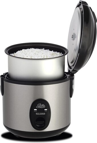 Bol.com Solis compact rice cooker 821 rijst koker - rice cooker - 4 porties - zilver aanbieding